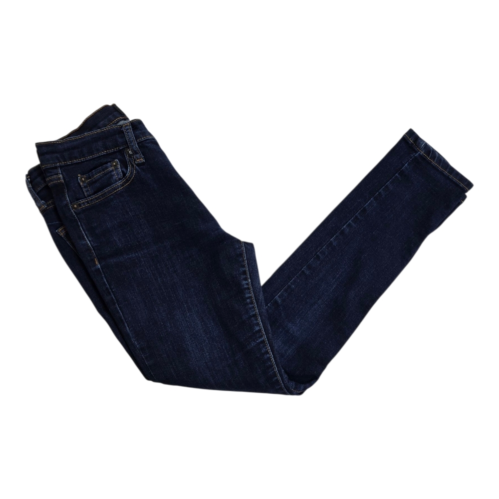 Banana Republic Skinny Fit Dark Blue Denim Jeans Sz 25/0 Petite